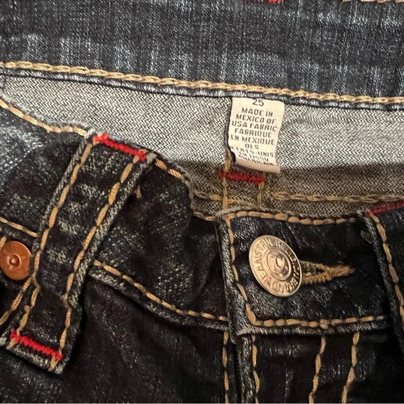 True Religion Women's Low Rise  Skinny Fit Jeans in Size 25" Y2K Cowgirlcore - Picture 11 of 11